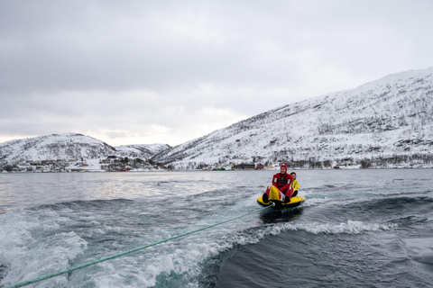 Tromsø: Banana Tube Ride with Arctic Floating