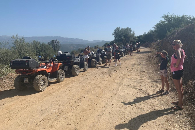 Z Platanias: Quad safari z transferem do hoteluPojedynczy quad (1 osoba na każdy quad)