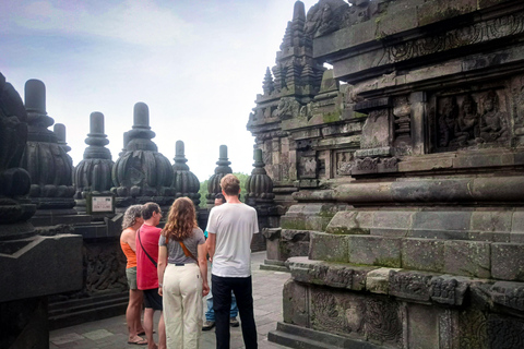 Yogyakarta: Borobudur & Prambanan Tour with structure Access Sunrise Inside Borobudur & Prambanan Temple