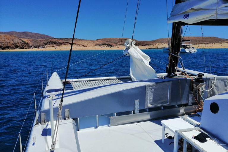 Segeltour zum Strand von Papagayo.