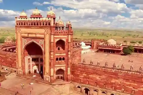 Desde Delhi: Excursión de un día al Taj Mahal y Agra con Fatehpur Sikri