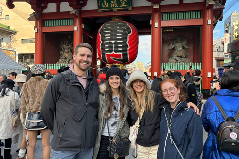 Tokio: geschiedenistour door Asakusa met shoppingtrip in de messenwinkel