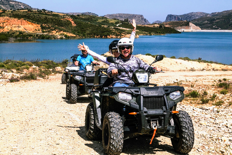 Ab Rethymno: Halbtägige Quad-SafariQuad-Safari für 1 Fahrer + 1 Beifahrer