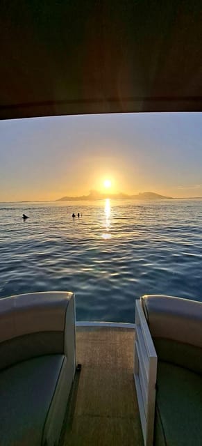 Tahiti : croisière privée au lagon au coucher du soleil