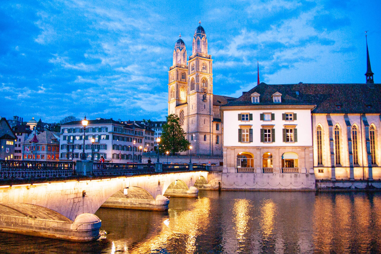 Visite du centre-ville et déjeuner, tour en bateau, musée Lindt, téléphérique