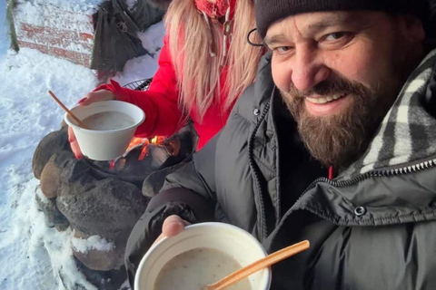 Ice Fishing Adventure in Levi with Salmon Soup