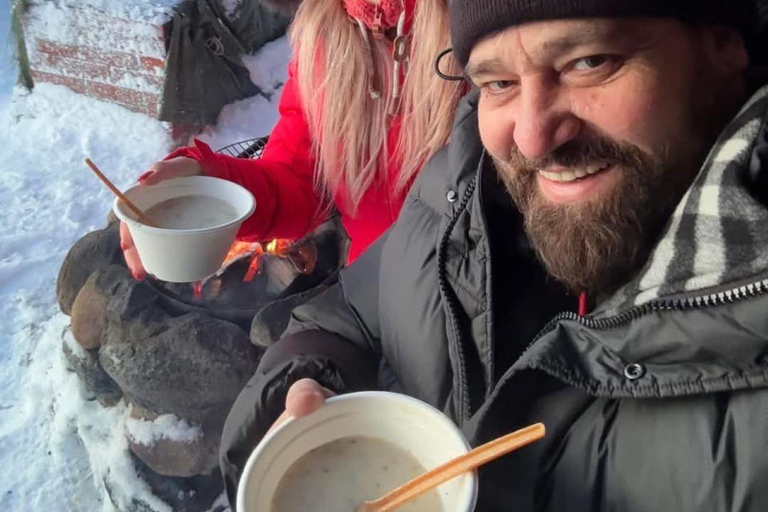 Ice Fishing Adventure in Levi with Salmon Soup