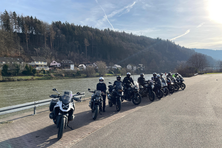Motorbike tour through the Odenwald