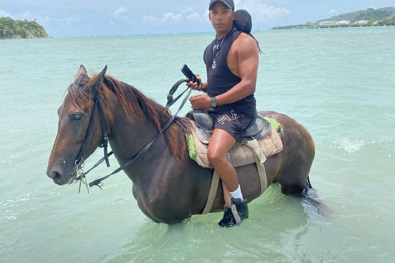 Puerto Plata: Triple Adventure on ATV, Horseback, City Tour