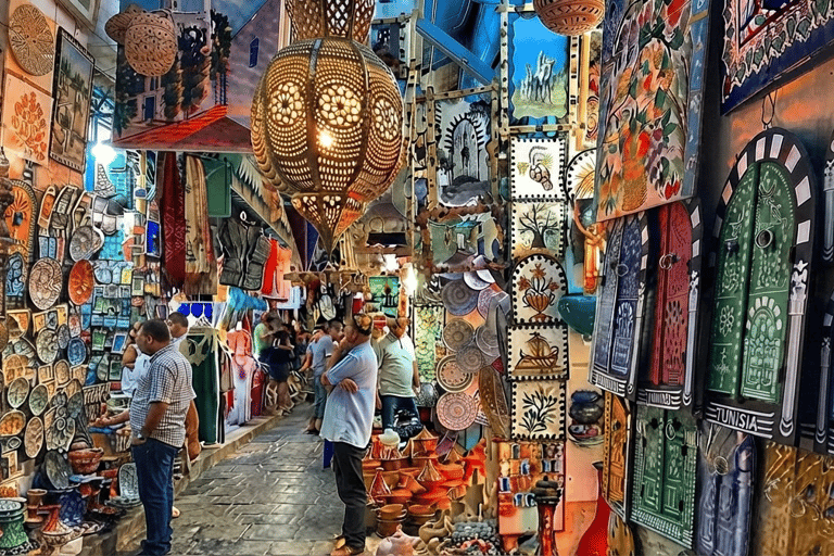 From Hammamet or Nabeul: Half-Day Tour to Sidi Bou Said, Carthage, Medina