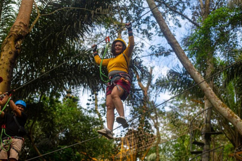 From Accra: Aburi Botanical Gardens and Zipline Day Trip Akuapem August Adventure