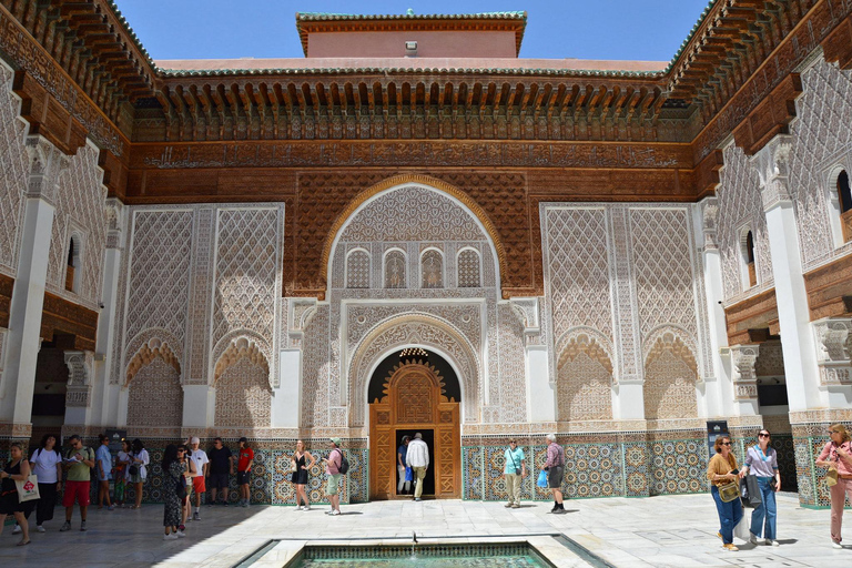 Marrakesh: Bahia Palace, Ben Youssef Medersa & Secret Garden Private Tour in French - Meeting at Your Riad in the Medina