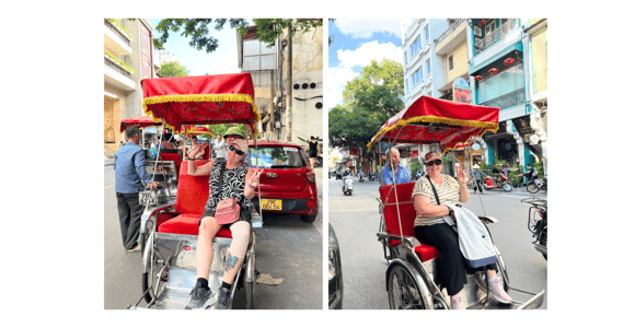Hanoi Authentic Cyclo Ride and Street Food Experience