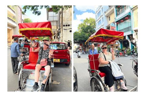 Autentyczna przejażdżka rowerem po Hanoi i doświadczenie z jedzeniem ulicznym