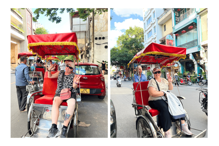 Autentyczna przejażdżka rowerem po Hanoi i doświadczenie z jedzeniem ulicznym