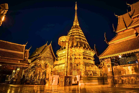 Visite du Doi Suthep et du temple Wat Pha Lat en soirée