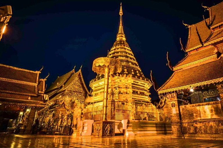 Visite du Doi Suthep et du temple Wat Pha Lat en soirée