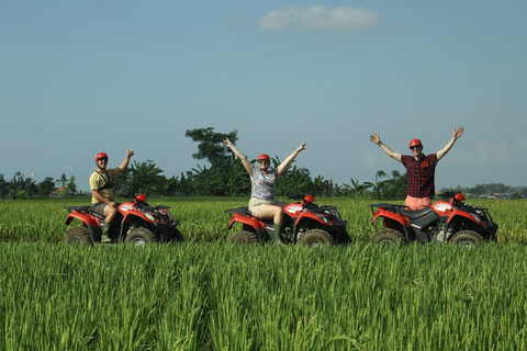 Ubud: Bali ATV Ride Waterfall Temple Cave and Luxury Spa ATV ride single with Luxury Spa in Ubud