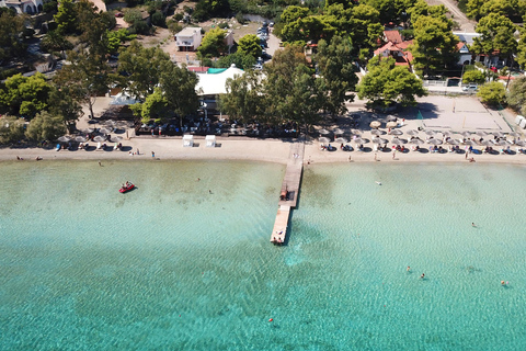 Athènes : Lac Vouliagmeni Corinthia, coucher de soleil et baignade dans l&#039;Héraion