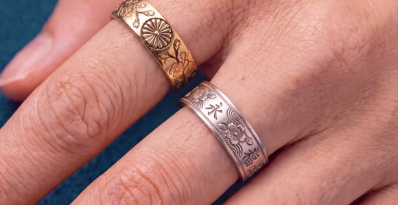 Kyoto Ring Making Experience: Vintage Japanese Coin Ring