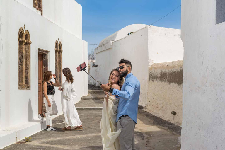 Santorini: Volcano, Hot Springs, and Thirasia Boat Tour With pick-up