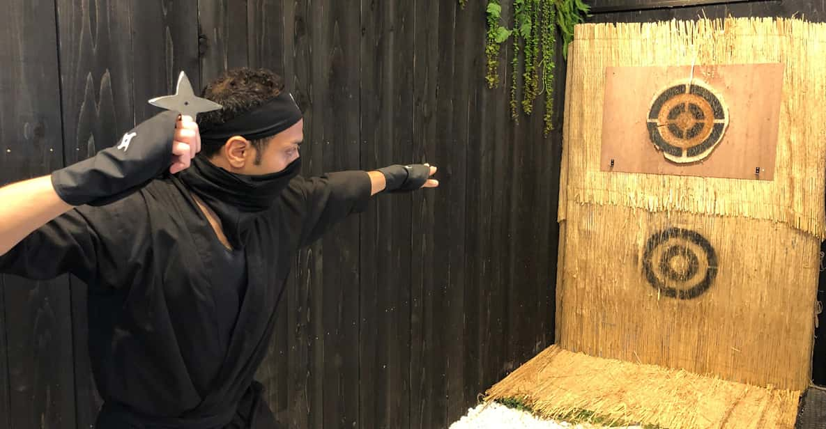 Touring a Ninja Shop, and Throwing Shuriken in Osaka, Japan