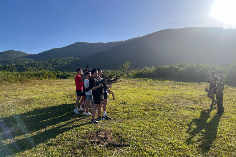 Campo de tiro Phnom Penh Kampot Kep Sihanoukville Camboja