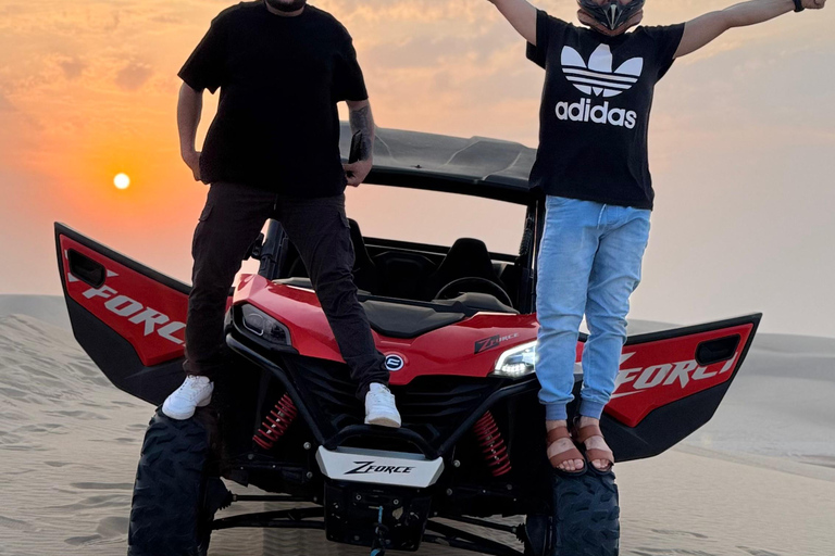 Doha: inland sea Tour With Dune Bashing &Sandboarding fun Doha: safari , camel ride, sandboarding hotel pickup