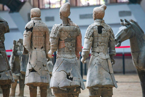 Xi'an: Terracotta Army, Lunch, City Wall, Pagoda, Bazaar Private Tour Spanish, Italian, German, French-Speaking Guide