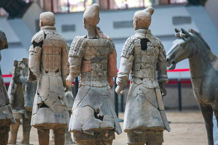 Xi'an: Terracotta Army, Lunch, City Wall, Pagoda, Bazaar Private Tour Spanish, Italian, German, French-Speaking Guide