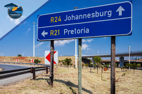 Da Johannesburg a Sandton: Transfer aeroportuale (1-8 pax: Van)