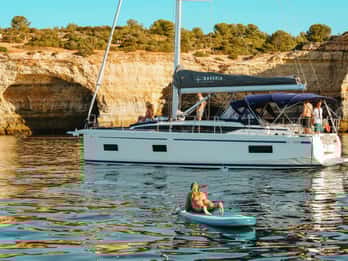 Portimao: Luksuriøst seilbåtcruise med mulighet for solnedgang
