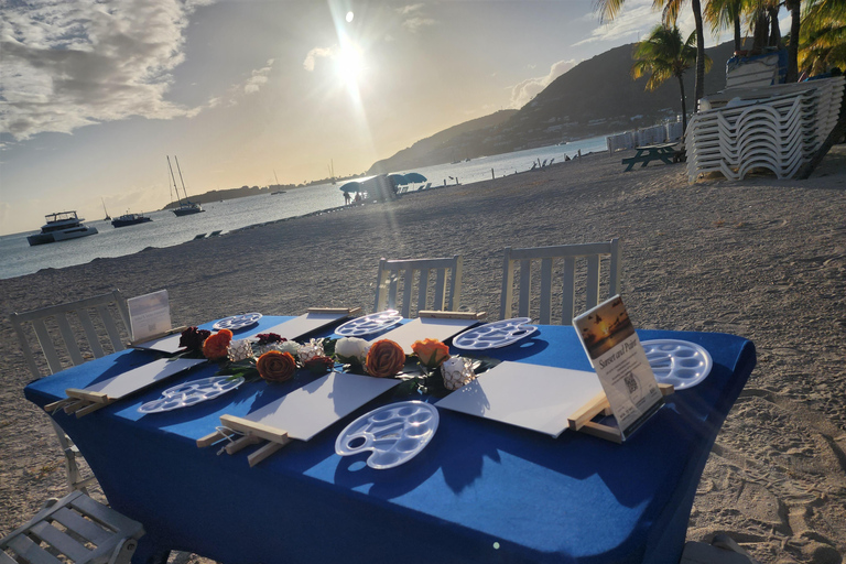 St. Maarten: Sunset and Paint Experience