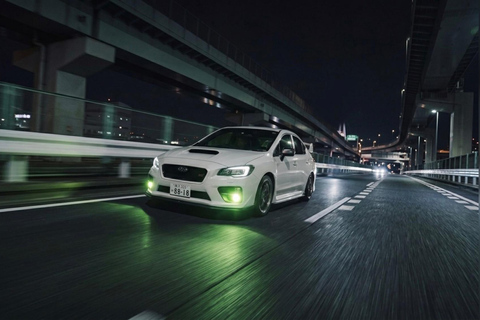 Tokyo JDM Night Tour Daikoku PA Car Meet Speed Highway Run Midnight highway speed run