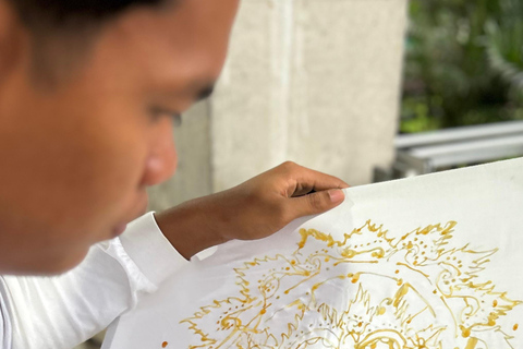 Workshops de pintura de Batik do patrimônio artesanal3 horas de Batik fazendo aulas em Ubud