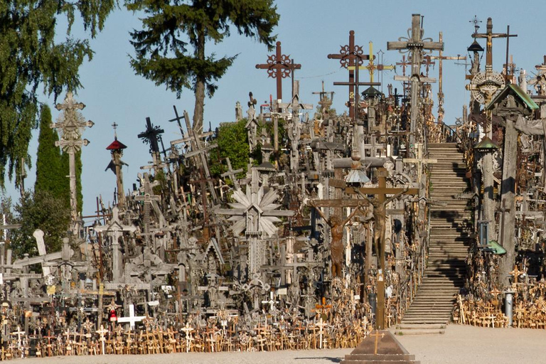 Groepstour naar Hill of Crosses, paleis Rundale, kasteel Bauska