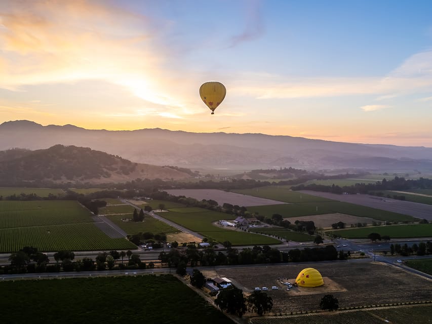 From Yountville: Napa Valley Sunrise Hot Air Balloon Flight | GetYourGuide