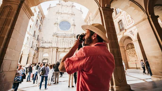 Barcelona: Montserrat & Ancient Winery Tour with Tapas/Lunch