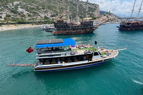 Alanya: Relax Boat with Snorkeling, Lunch, and Drinks ALANYA CRUISE NO TRANSFER