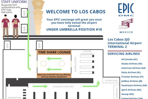 Los Cabos: Wspólny lotniskowy transfer w obie stronyLos Cabos: Wspólny transfer lotniskowy w obie strony