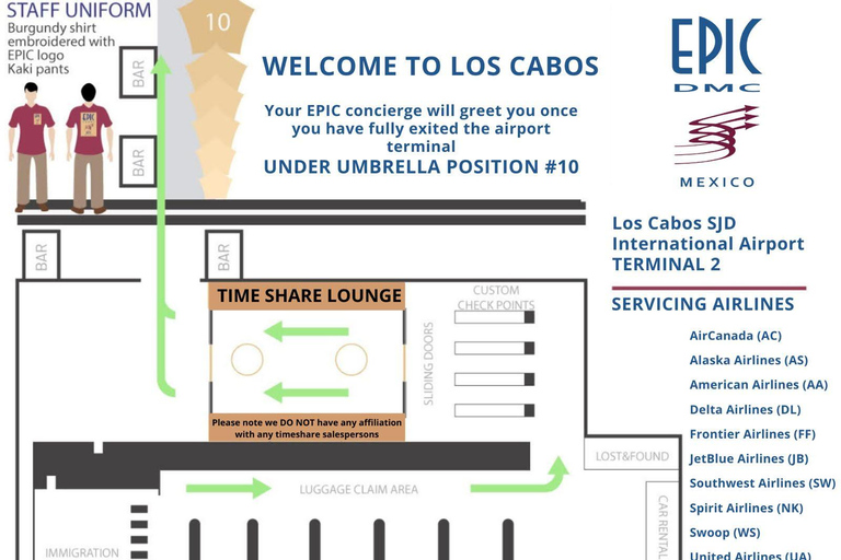 Los Cabos: Wspólny lotniskowy transfer w obie stronyLos Cabos: Wspólny transfer lotniskowy w obie strony