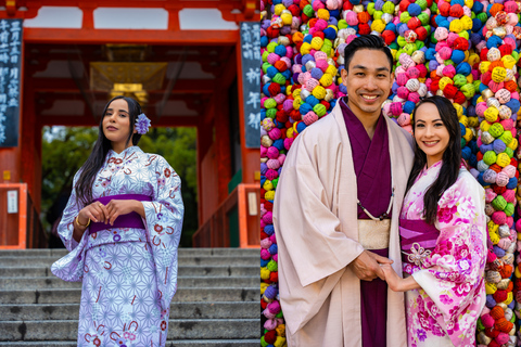 Kyoto: Private Kimono Photoshoot for Couples and Solo