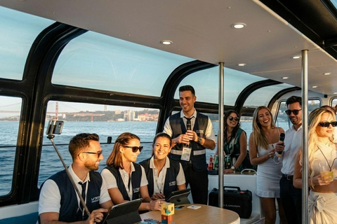 Lisbon Team Building Sunset Cruise – Drinks & Fun on Boat