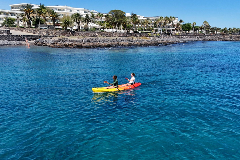 Kayak tour with snorkeling in Playa Blanca, Lanzarote.