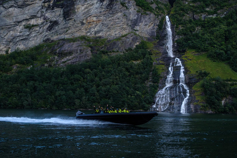 From Hellesylt: Experience Fjordsafari Geirangerfjord on RIB