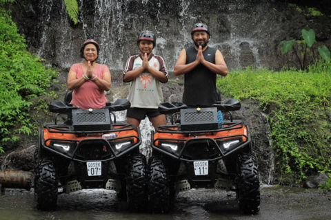 Bali: Real Temple Run Cave Quad Adventure & Jungle Trails ATV Tandem + Hotel Transfer
