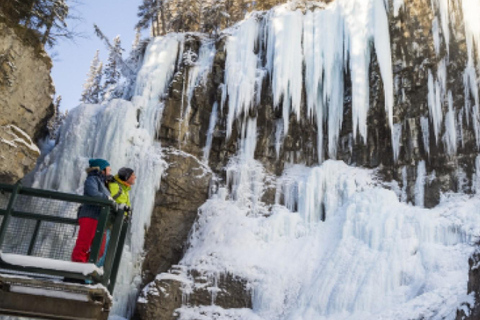 Z Banff: Johnston Canyon - spacer po lodzie z przewodnikiemZ Banff: Icewalk z przewodnikiem po Johnston Canyon