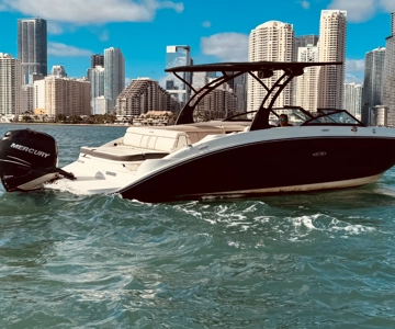 Miami: Tour privato in barca con champagne