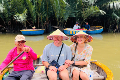 Hoi An: Basket Boat Ride in the Coconut Forest Tour experience include option hotel Pick up and Drop-off