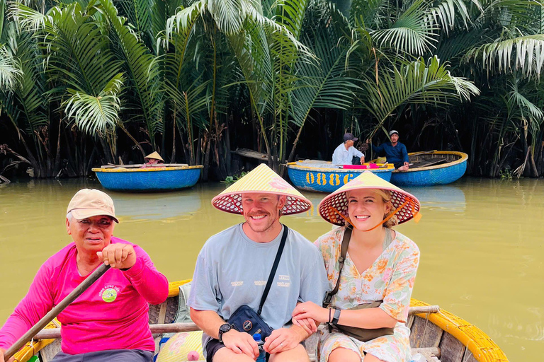 Hoi An: Basket Boat Ride in the Coconut Forest Tour experience include option hotel Pick up and Drop-off